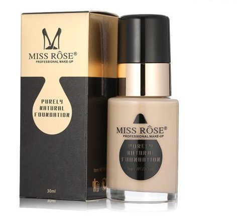 Miss Rose Waterproof Full Coverage Foundation 30ml