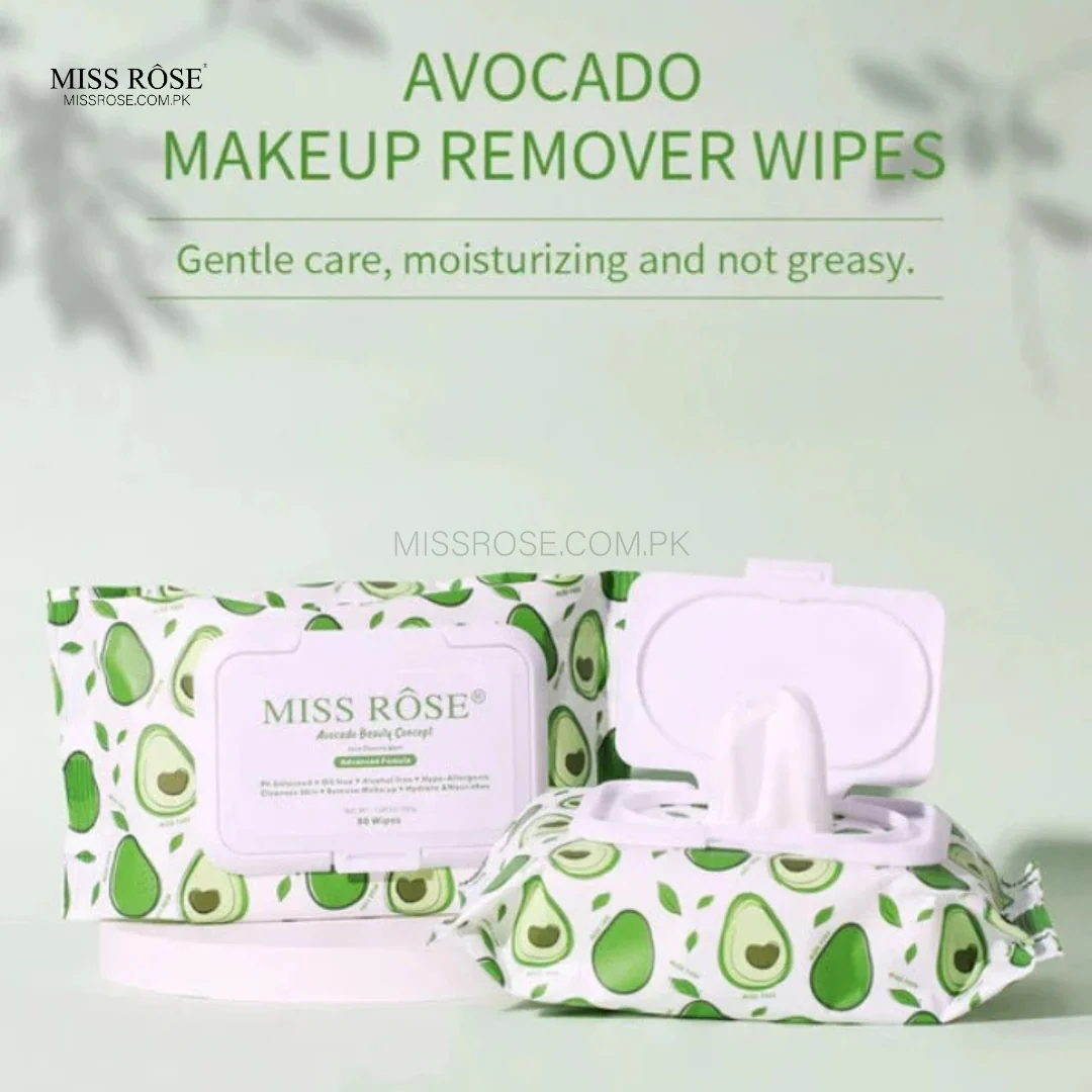 Miss Rose Avocado beauty concept facial cleaning wipes 5 Miss Rose Avocado beauty concept facial cleaning wipes - Image 5