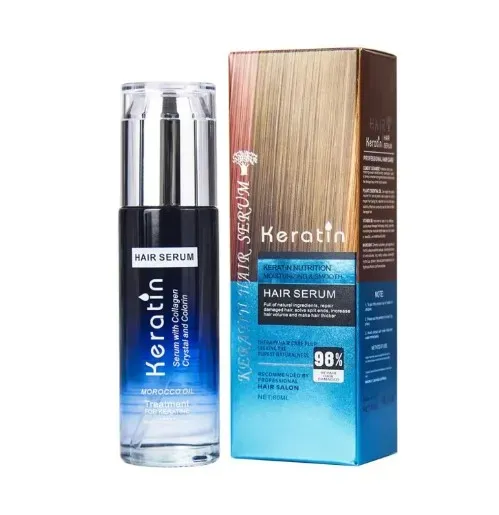 Keratin Hair Straightening Serum