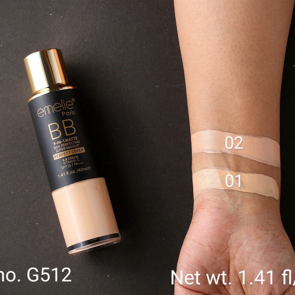 Emelie BB Cream 9 in 1 Matte Skin Perfecting 40ml 2 Emelie BB Cream 9 in 1 Matte Skin Perfecting 40ml - Image 2
