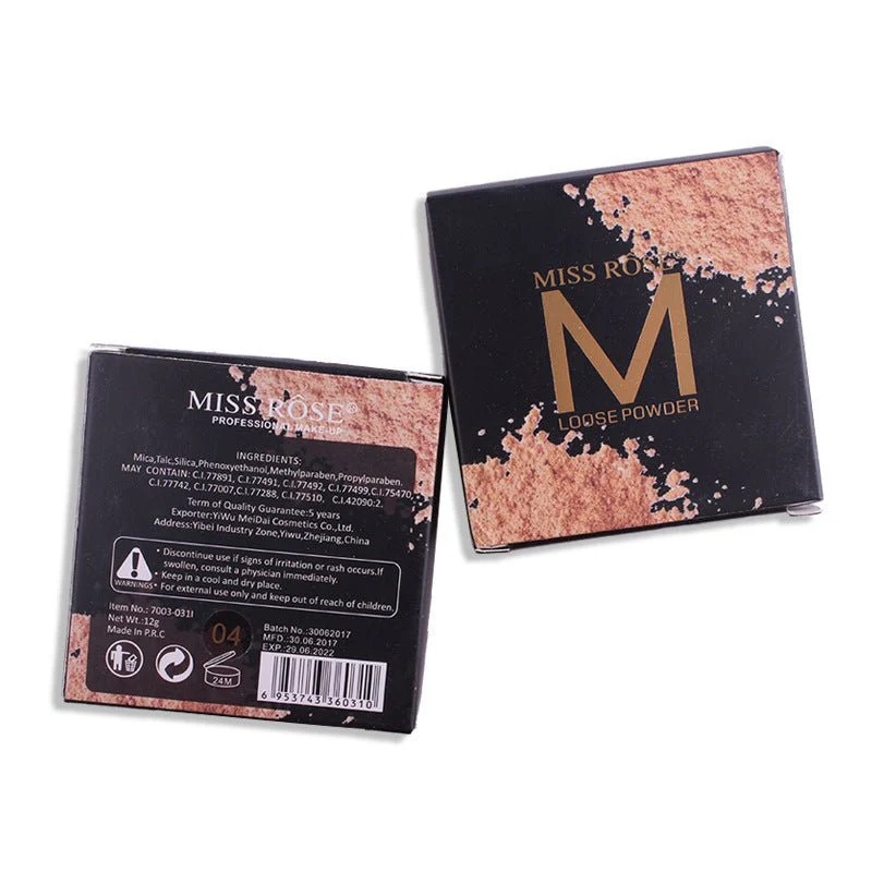 Miss Rose Loose Powder Controls oil & shine effectively 2 Miss Rose Loose Powder Controls oil & shine effectively - Image 2