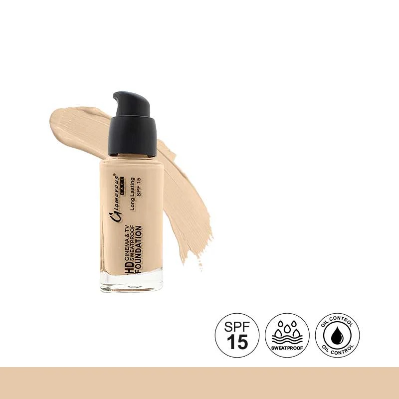 Glamorous Face HD Cinema and TV Waterproof Foundation 4 Glamorous Face HD Cinema and TV Waterproof Foundation - Image 4