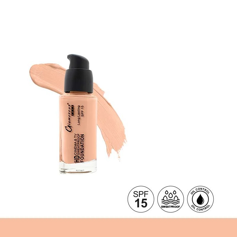 Glamorous Face HD Cinema and TV Waterproof Foundation 8 Glamorous Face HD Cinema and TV Waterproof Foundation - Image 8