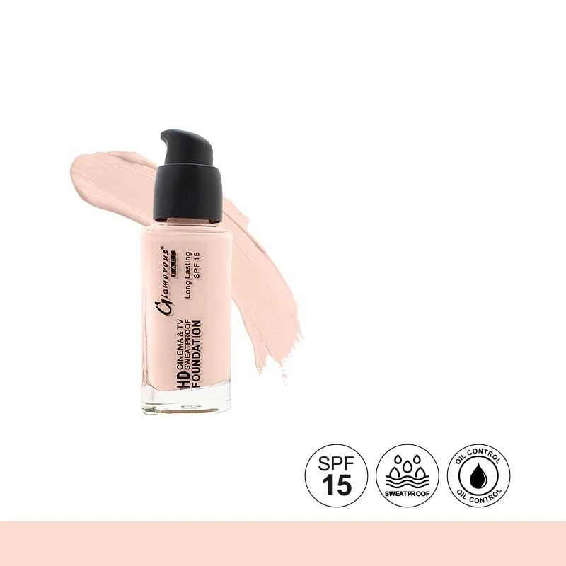 Glamorous Face HD Cinema and TV Waterproof Foundation 9 Glamorous Face HD Cinema and TV Waterproof Foundation - Image 9