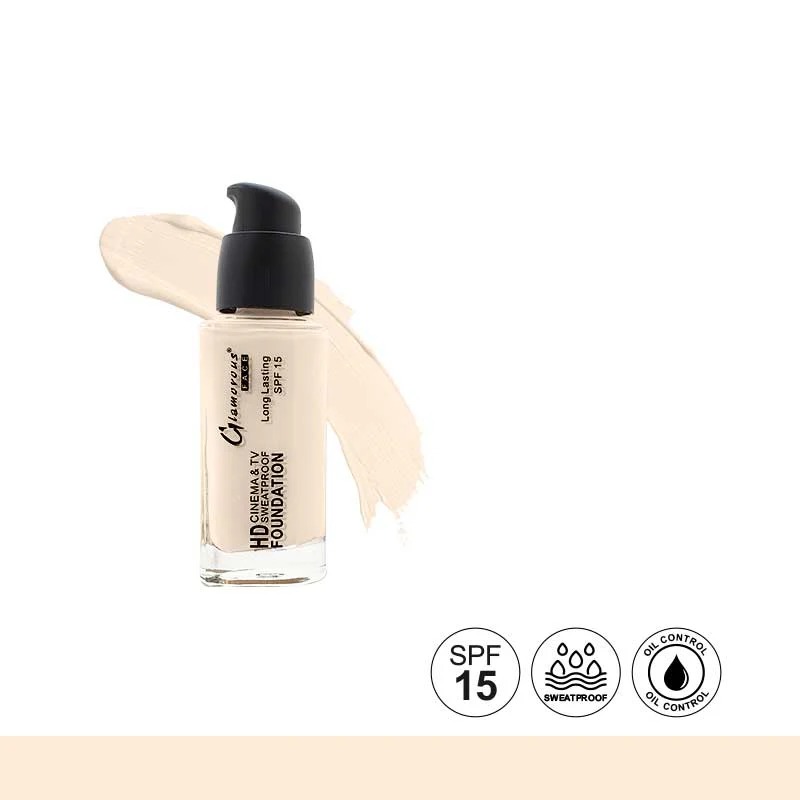 Glamorous Face HD Cinema and TV Waterproof Foundation 10 Glamorous Face HD Cinema and TV Waterproof Foundation - Image 10