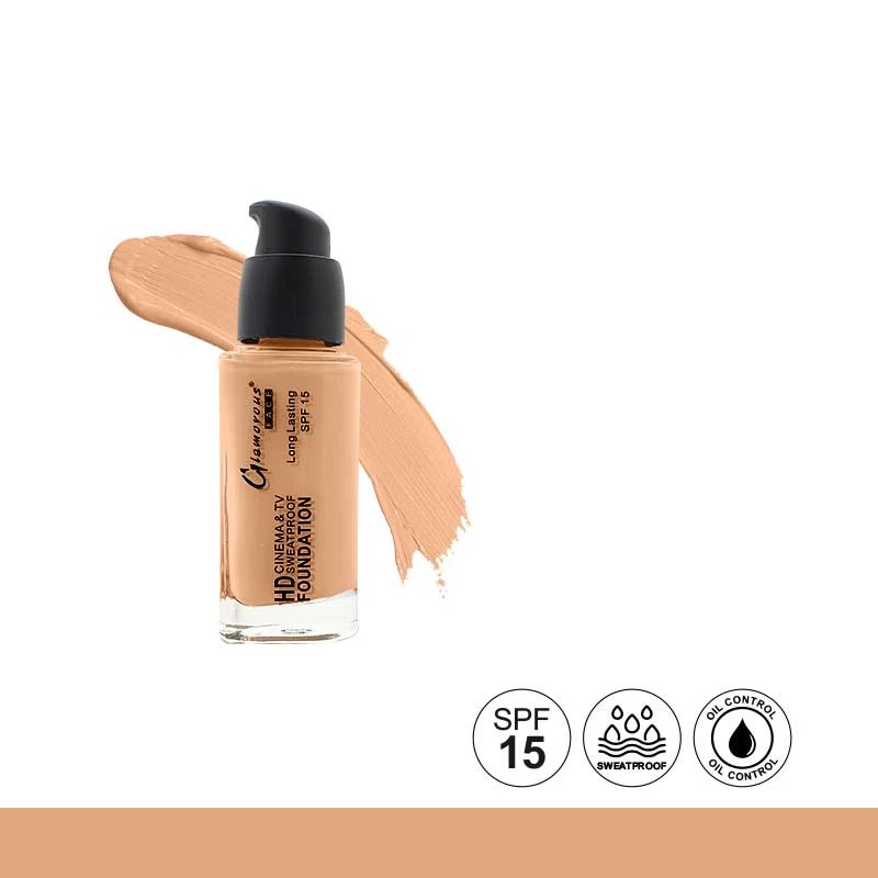 Glamorous Face HD Cinema and TV Waterproof Foundation 11 Glamorous Face HD Cinema and TV Waterproof Foundation - Image 11