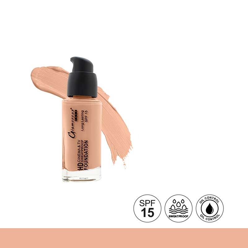 Glamorous Face HD Cinema and TV Waterproof Foundation 12 Glamorous Face HD Cinema and TV Waterproof Foundation - Image 12