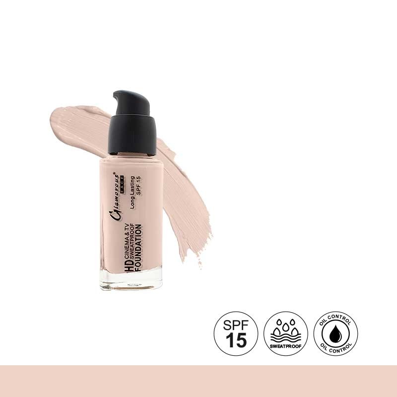 Glamorous Face HD Cinema and TV Waterproof Foundation 13 Glamorous Face HD Cinema and TV Waterproof Foundation - Image 13