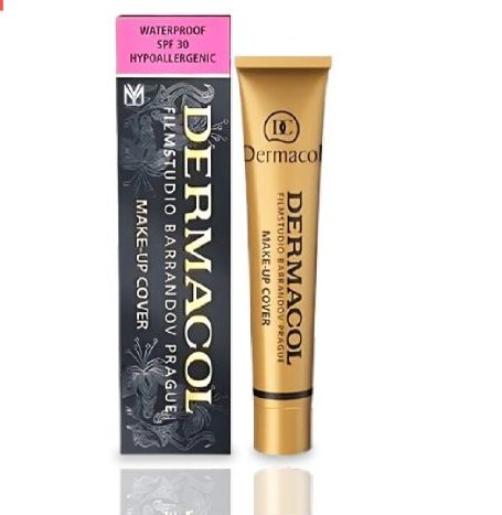 Dermacoll Foundation Original Matte Long Lasting Tube Foundation Cream