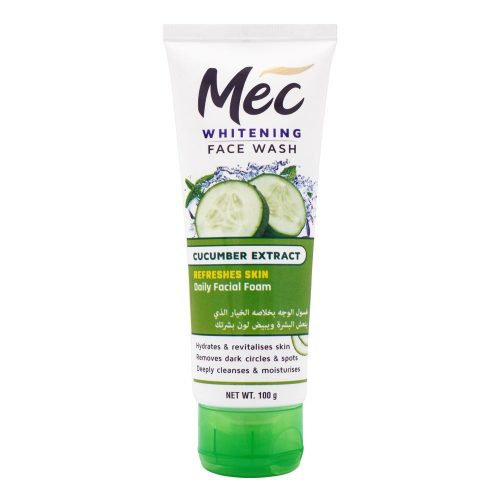 Mec Whitening Cucumber Extract Face Wash