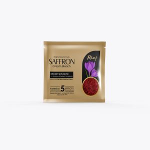 Rivaj Saffron Brightening Bleach Cream Sachet 28g