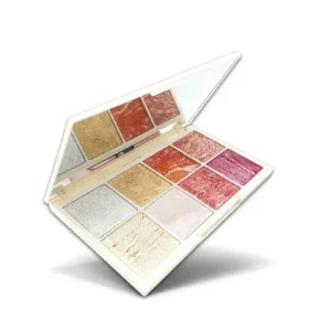 Glamorous Face 8 Color Baked Blusher & Highlighter Palette | Makeup Kit