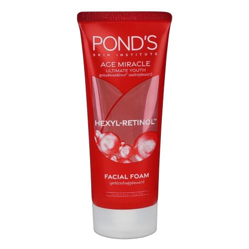 Pond's Age Miracle Ultimate Youth Hexyl-Retinol Facial Foam 90g | Anti-Aging Face Wash