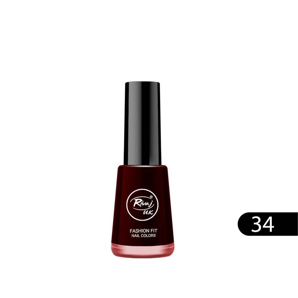 Rivaj Fashion Fit Nail Color | Long-Lasting Nail Polish 5ml 25 Rivaj Fashion Fit Nail Color Shade 34