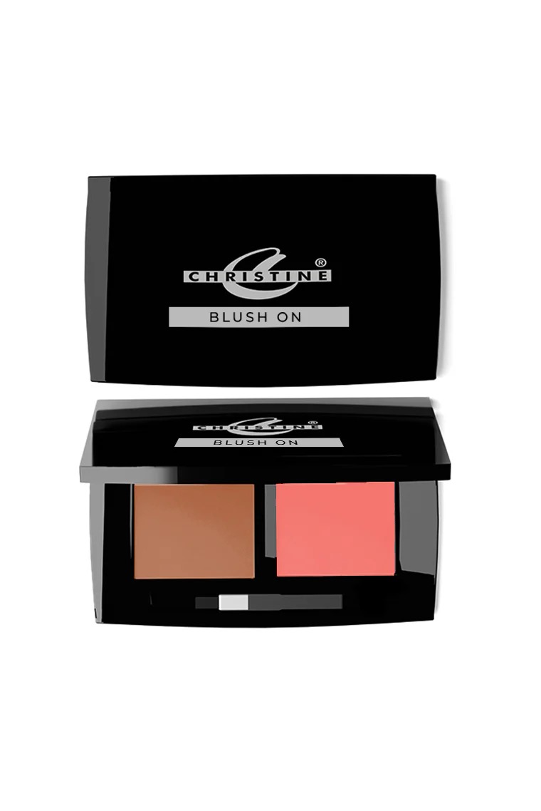 Christine 2 Color Blush On | Dual Shade Blendable Blush Palette 2 Christine 2 Color Blush On Shade 02