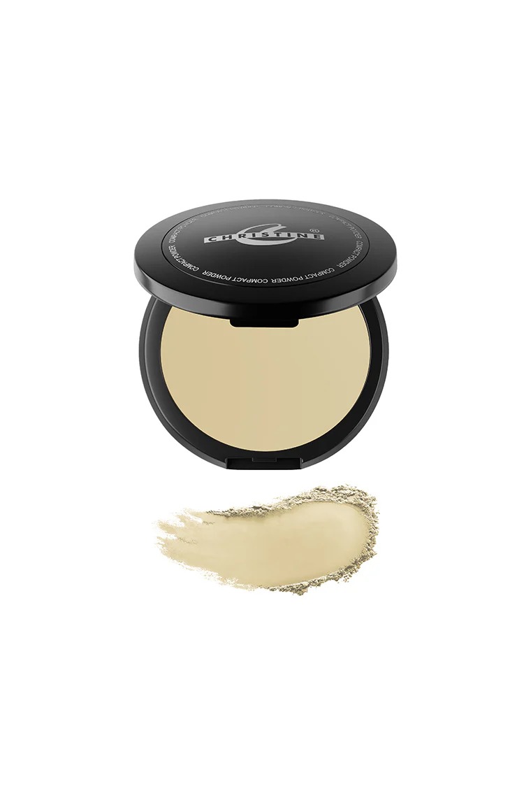 Christine Oil Control Compact Powder | Matte Finish Pressed Face Powder 8 Christine Oil Control Compact Powder Medium-912