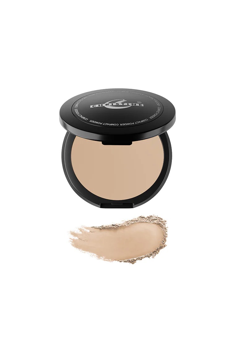 Christine Oil Control Compact Powder | Matte Finish Pressed Face Powder 6 Christine Oil Control Compact Powder Natural-908