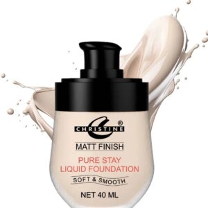 Christine Light Weight Liquid Foundation | Natural Finish Foundation