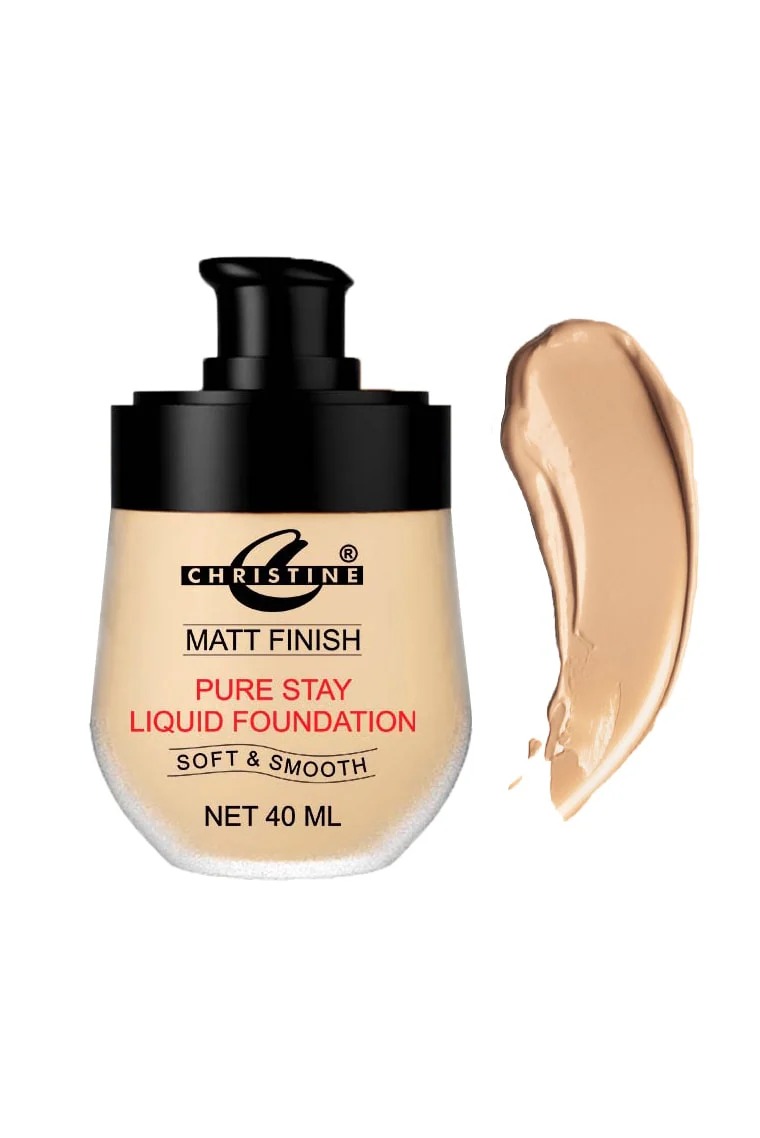 Christine Light Weight Liquid Foundation | Natural Finish Foundation 9 Christine Light Weight Liquid Foundation Rechel-08