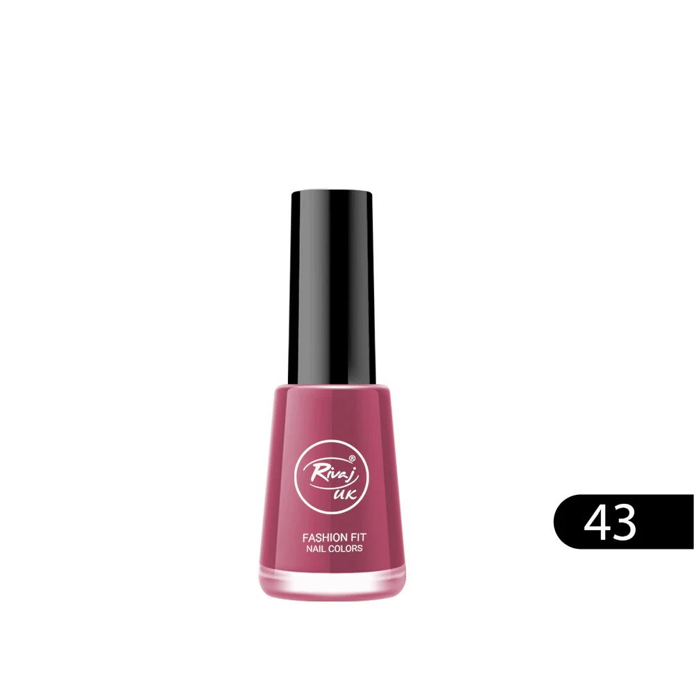 Rivaj Fashion Fit Nail Color | Long-Lasting Nail Polish 5ml 9 Rivaj Fashion Fit Nail Color Shade 43