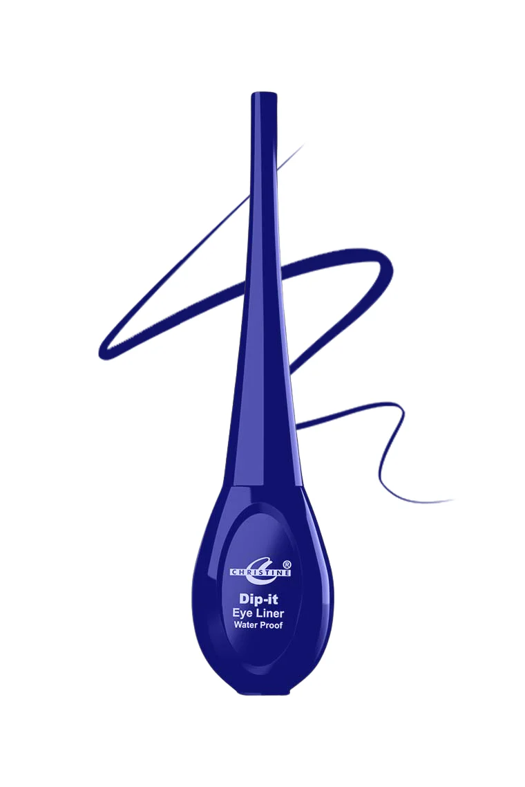 Christine Dip Liner | Waterproof Black Liquid Eyeliner 2 Christine Dip Liner Blue